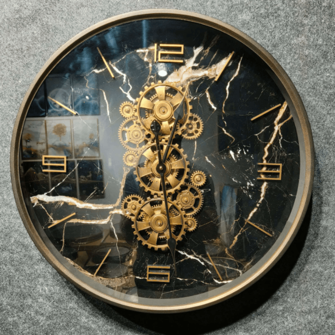 Royal Metal Gear Mechanical Clock Style 12